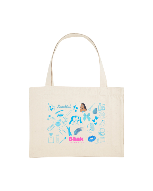 B.link canvas tote bag (blue)